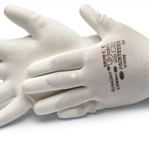 Paintstar white M/8" kesztyű PU bevonattal, fehér, CAT2 - 4131
